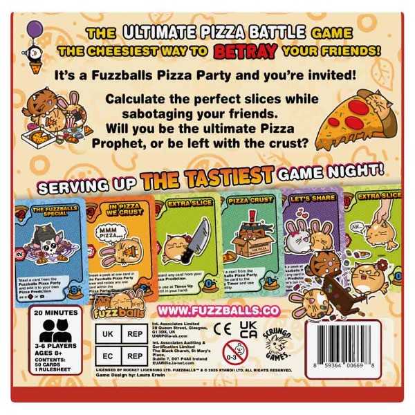 Fuzzballs: Pizza Thief Card Game - Packshot 3