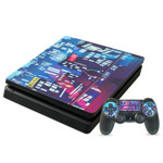 PlayStation 4 Slim 1TB Console – Cityscape Design (Premium Refurbished by EB Games) - Packshot 2