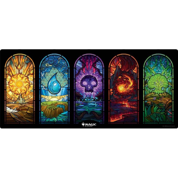 Magic: The Gathering - Impact Stain Glass XXL Desk Mat - Packshot 1