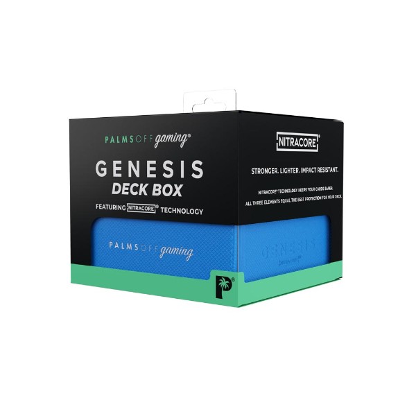 Palms Off Gaming - Genesis Deck Box - Blue - Packshot 6