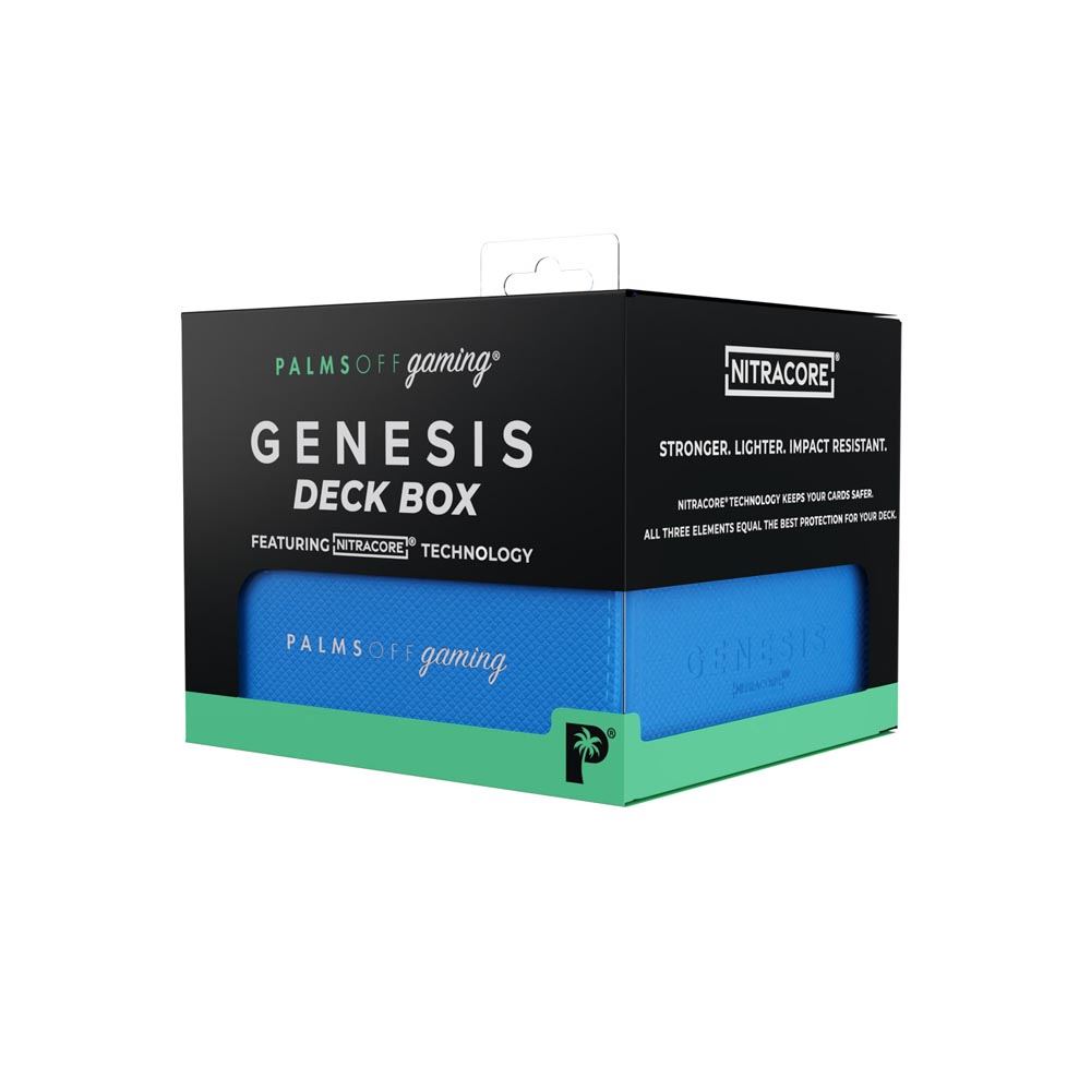 Palms Off Gaming - Genesis Deck Box - Blue - Packshot 6