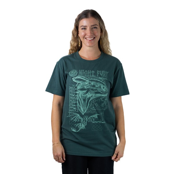 How to Train Your Dragon - Night Fury Statue T-Shirt - Packshot 3