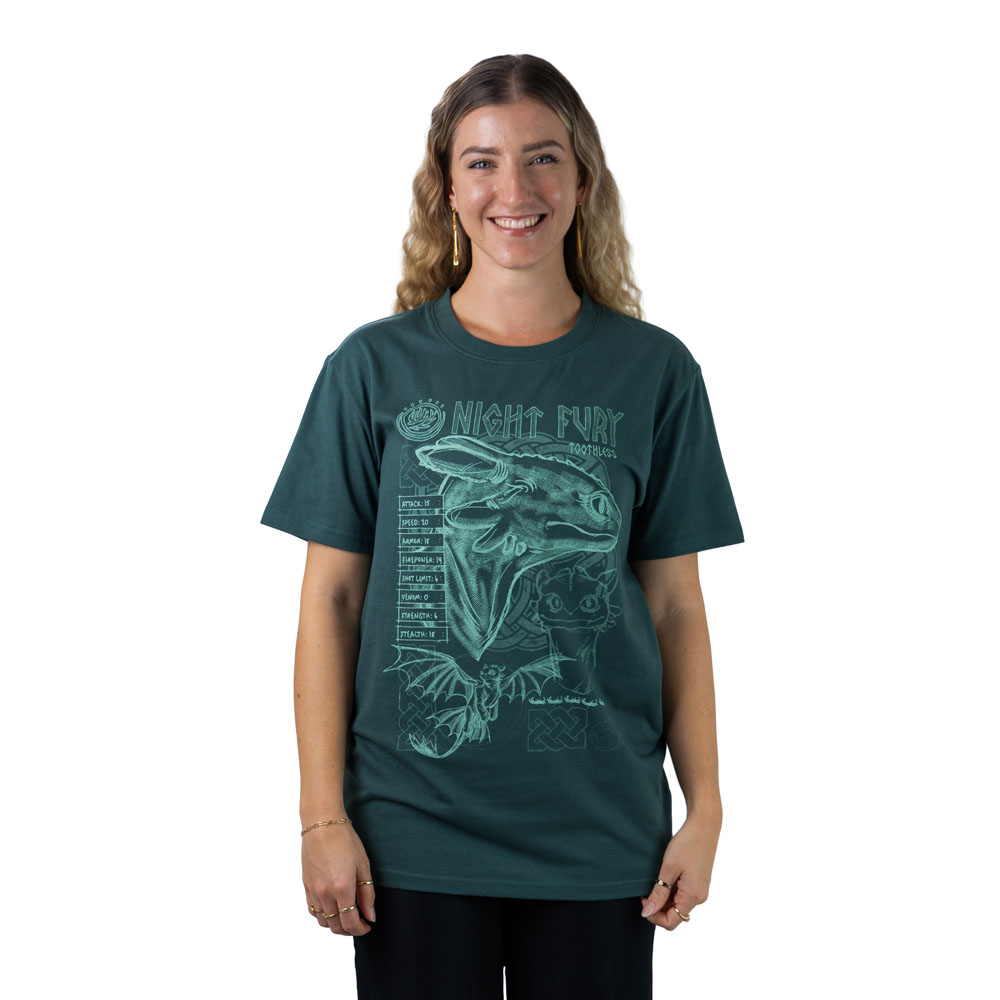 How to Train Your Dragon - Night Fury Statue T-Shirt - Packshot 3