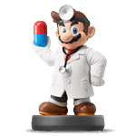Nintendo amiibo (Super Smash Bros.) - Dr Mario Figure (preowned)