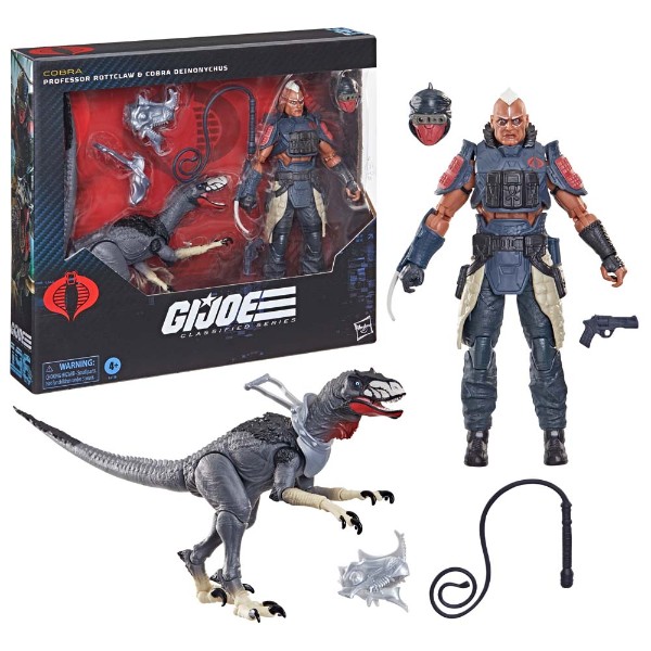 G.I. Joe - Classified Series #196 - Professor Rottclaw & Cobra Deinonychus Action Figure - Packshot 6