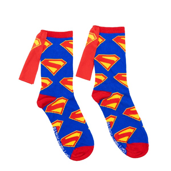 DC Comics - Superman 2025 - Superman Logos (with Cape) Kids Socks - Packshot 1