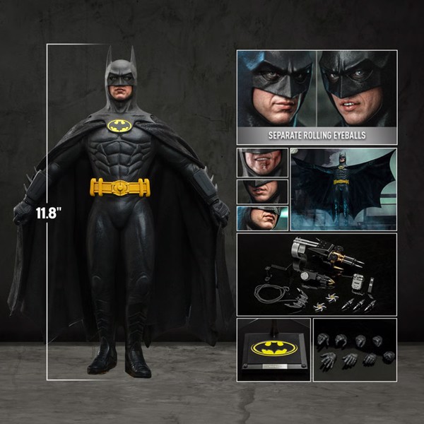 DC Comics - Batman (1989) - The Batman 1/6 Scale Action Figure - Toys ...