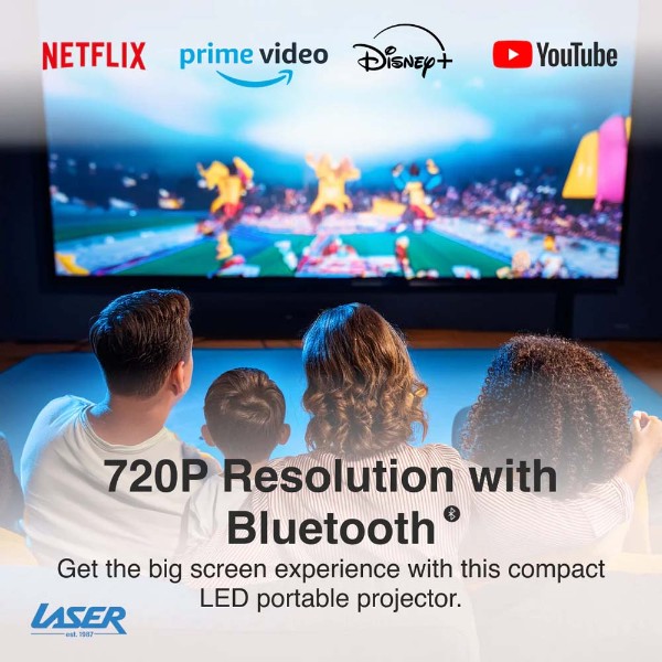 Laser - Movie and Gaming Projector 150 ANSI LED - Packshot 2
