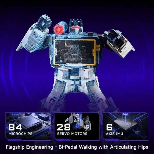Transformers - Robosen Flagship Soundwave G1 Auto-Converting Figure - Packshot 6