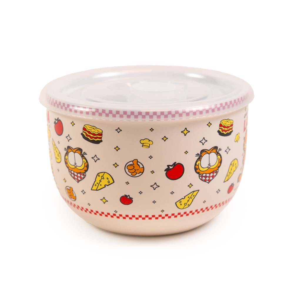 Garfield - Lasagna Soup Bowl with Lid - Packshot 3