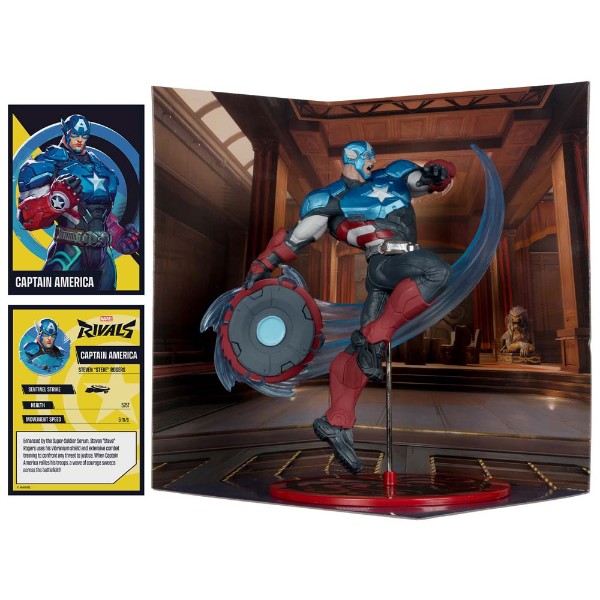 Marvel Rivals -  Captain America 1/10th Scale Figure - Packshot 5