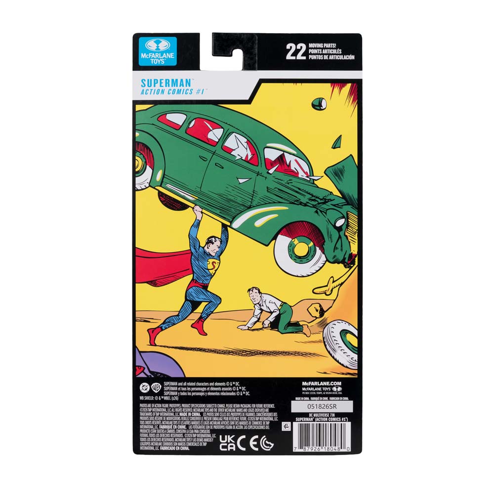DC Comics - Superman - Superman Action Comics #1 Action Figure - Packshot 6