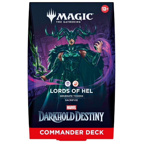 Magic: The Gathering - TCG - Marvel: Darkhold Destiny Commander Deck - Lords of Hel - Packshot 1