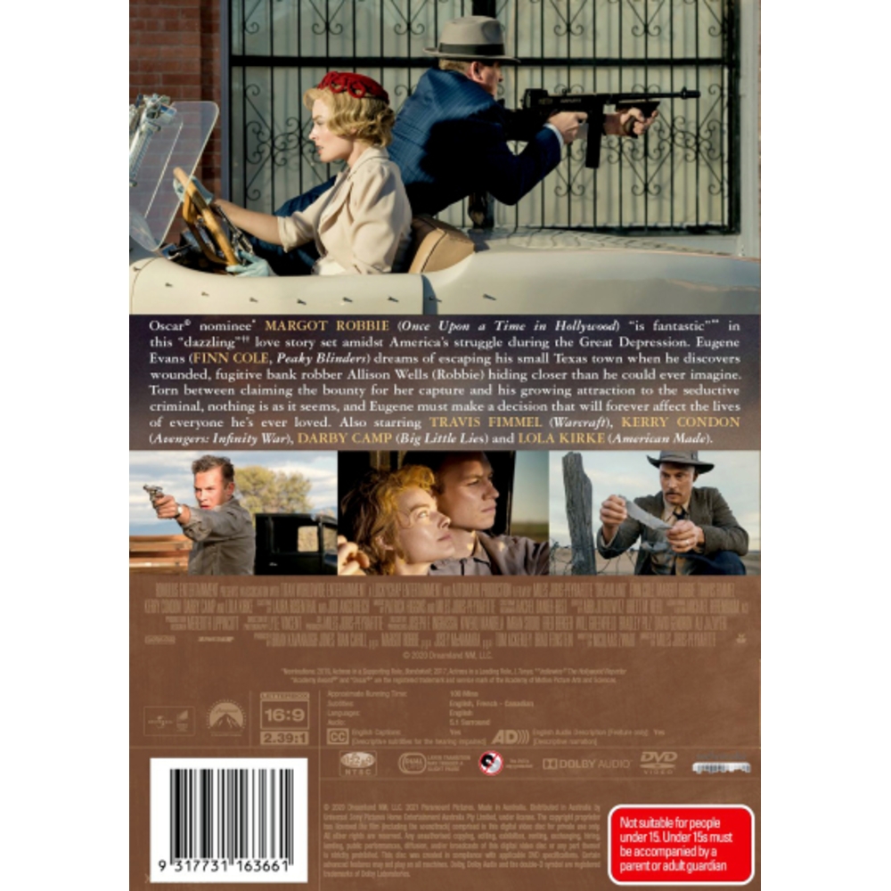 その他 Occupation: Dreamland [DVD] Dreamland: Amazon.co.uk: Margot Robbie, Finn Cole, Travis Fimmel