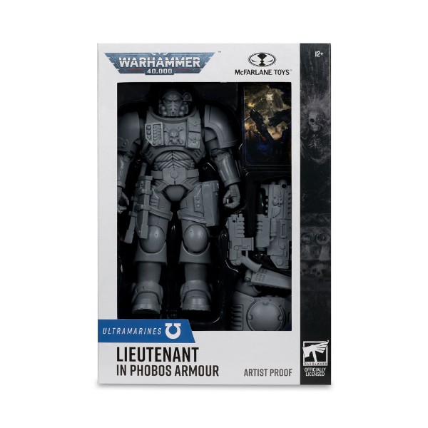Warhammer 40,000 - Ultramarines Lieutenant in Phobos Armor Artist Proof 7" Scale Action Figure - Packshot 6