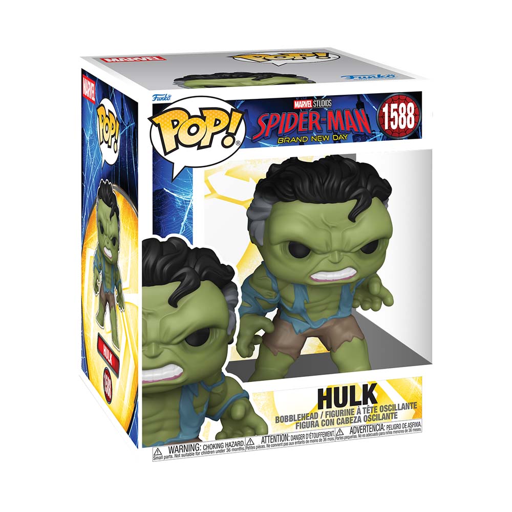 Marvel - Spider-Man: Brand New Day - Hulk 6” Super Sized Pop! Vinyl Figure - Packshot 2