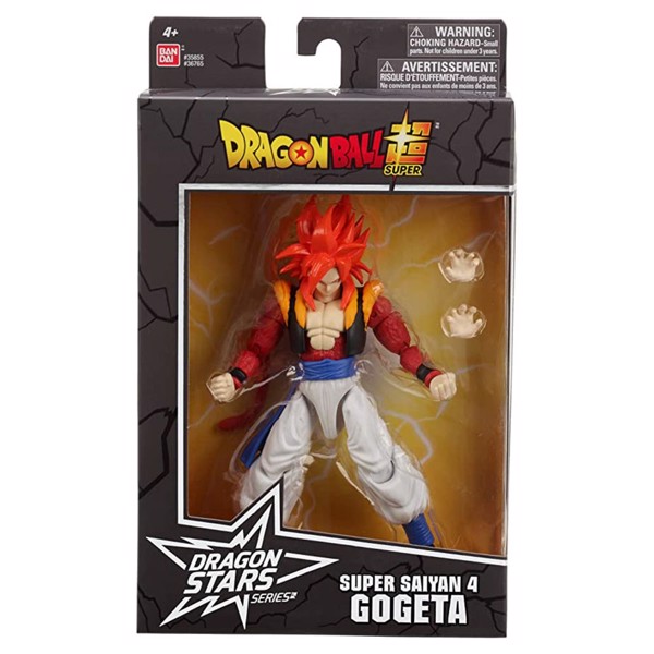 Dragon Ball Super - Super Saiyan 4 Gogeta Dragon Stars Series Action Figure - Packshot 6