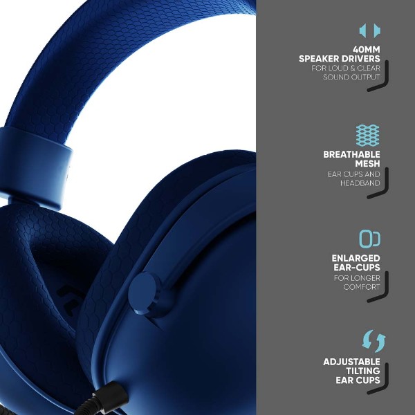 Atrix -  L Series Gaming Headset - Blue - Packshot 5