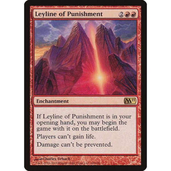 Magic: The Gathering - TCG - Magic 2011 (M11) - Leyline of Punishment 148 Foil - Packshot 1