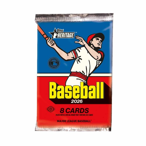 MLB – TC – 2026 Topps Heritage Baseball Hobby Booster Pack - Packshot 1