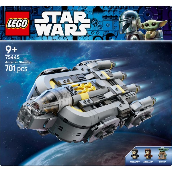 Star Wars - The Mandalorian - LEGO Anzellan Starship #75445 - Packshot 3