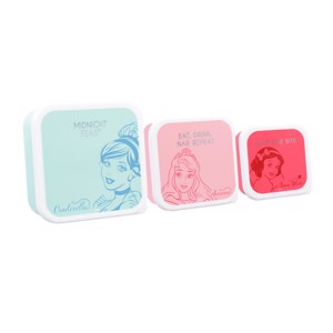 Disney - Princesses Lunch Box 3-Pack