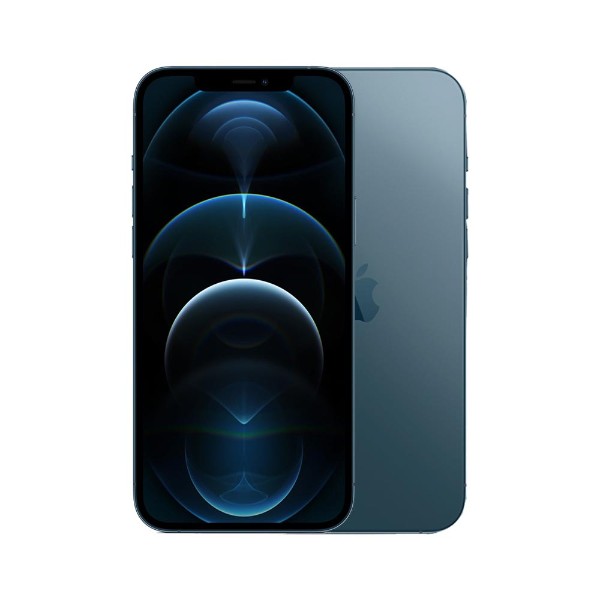 Apple iPhone 12 Pro Max (128GB, Blue) New Battery - Excellent Refurbished - Packshot 1