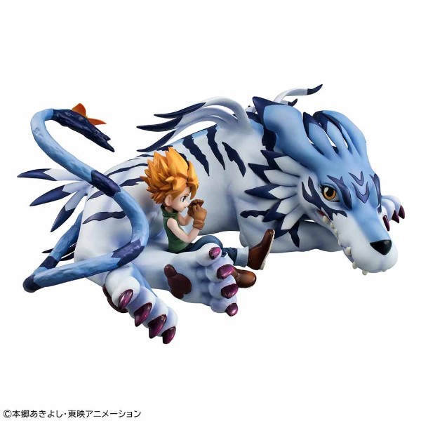 Digimon - Garurumon & Yamato Ishida G.E.M. Series Statue - Packshot 3