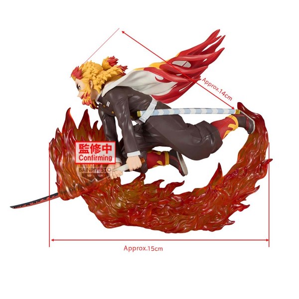 Demon Slayer: Kimetsu No Yaiba - Kyojuro Rengoku Vibration Stars Plus Figure - Packshot 3