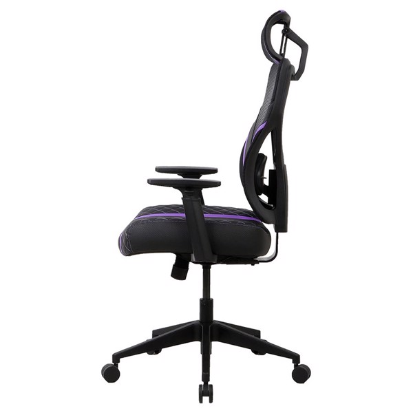 OneX GE300 Breathable Ergonomic Gaming Chair - Black/Violet - Packshot 5