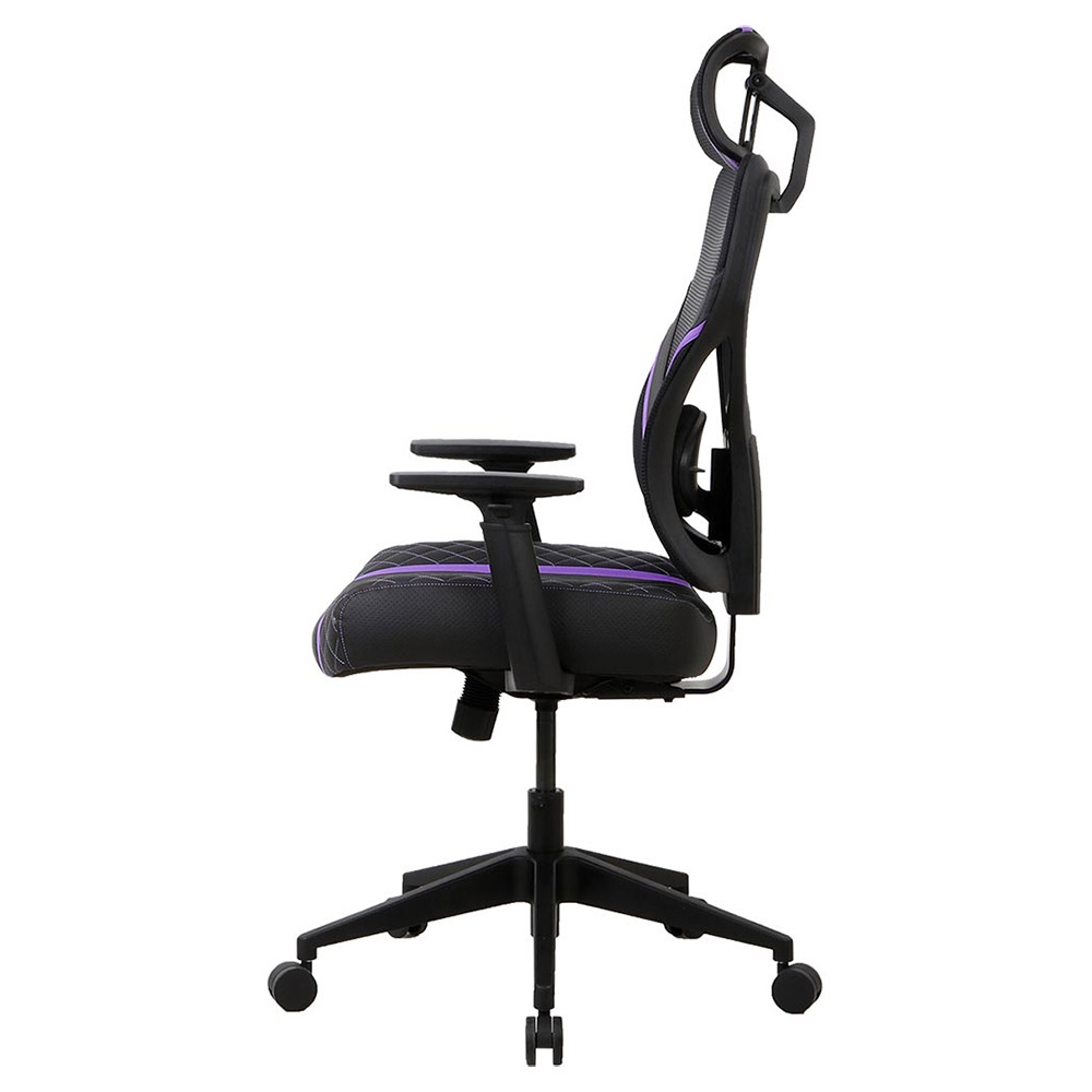 OneX GE300 Breathable Ergonomic Gaming Chair - Black/Violet - Packshot 5