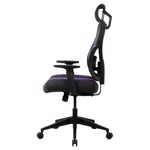 OneX GE300 Breathable Ergonomic Gaming Chair - Black/Violet - Packshot 5