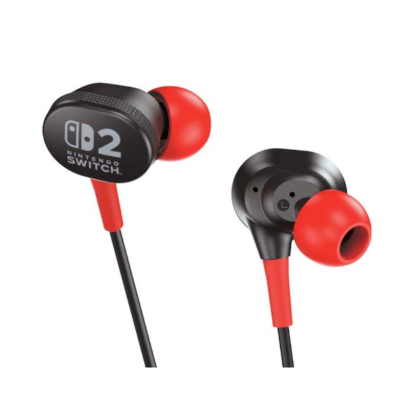 PowerA - Wired Earbuds for Nintendo Switch 2 - Black - Packshot 4