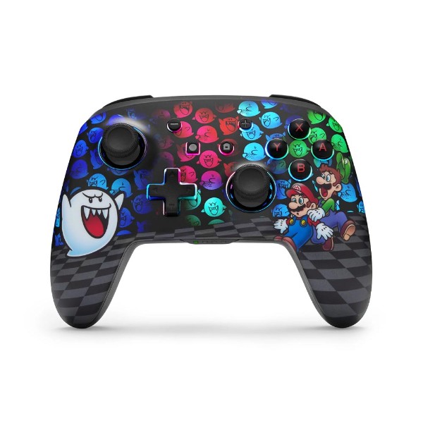 PowerA - Enhanced Wireless Controller for Nintendo Switch with Lumectra - Mario Peek-A-Boo - Packshot 1