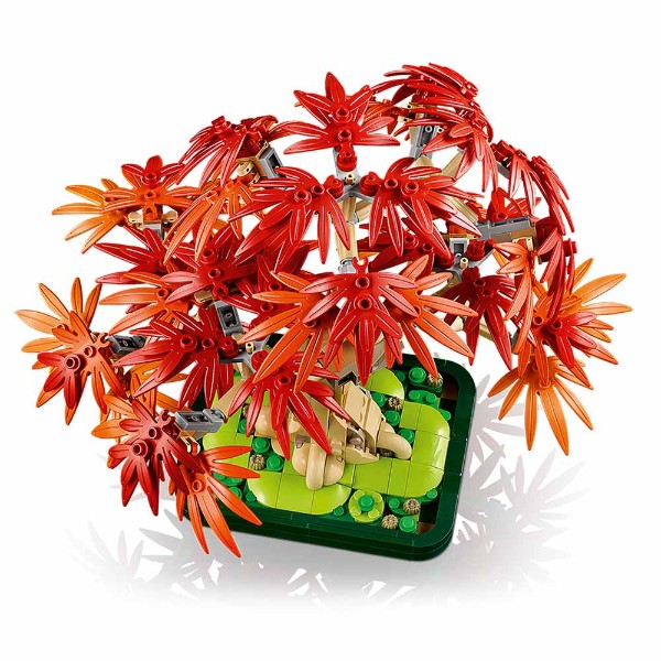 LEGO Botanicals - Japanese Red Maple Bonsai Tree 10348 - Packshot 4