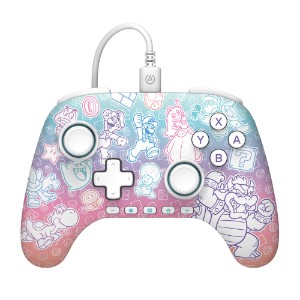 PowerA - Advanced Wired Controller for Nintendo Switch 2 - Mushroom Kingdom