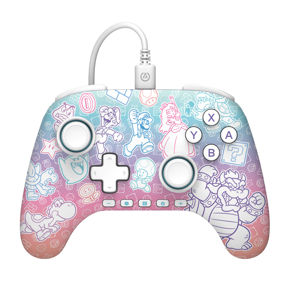 PowerA - Advanced Wired Controller for Nintendo Switch 2 - Mushroom Kingdom - Packshot 1