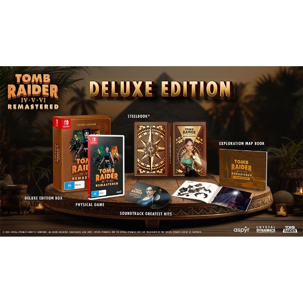 Tomb Raider IV-VI Remaster Deluxe Edition - Packshot 2