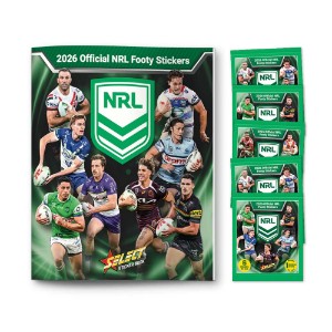 NRL - Select 2026 Footy Stickers Book Bundle