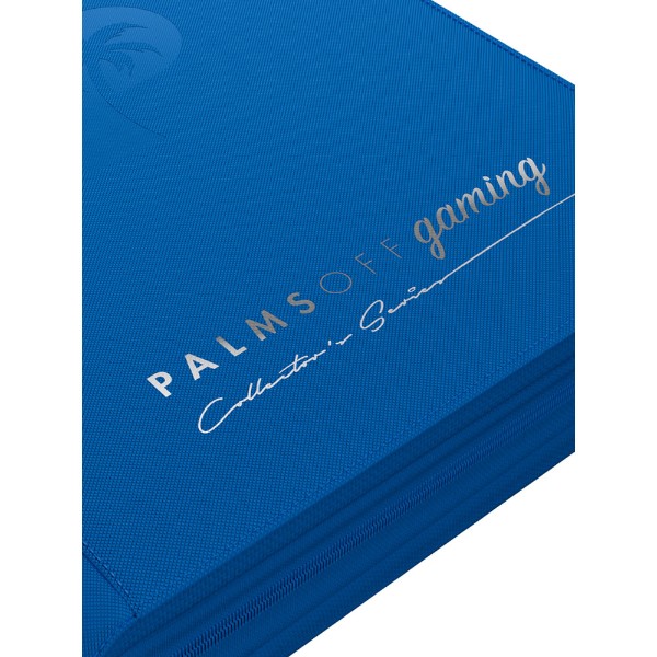 Palms Off Gaming - Collector's Series 4 Pocket Zip Trading Card Binder - Blue - Packshot 4