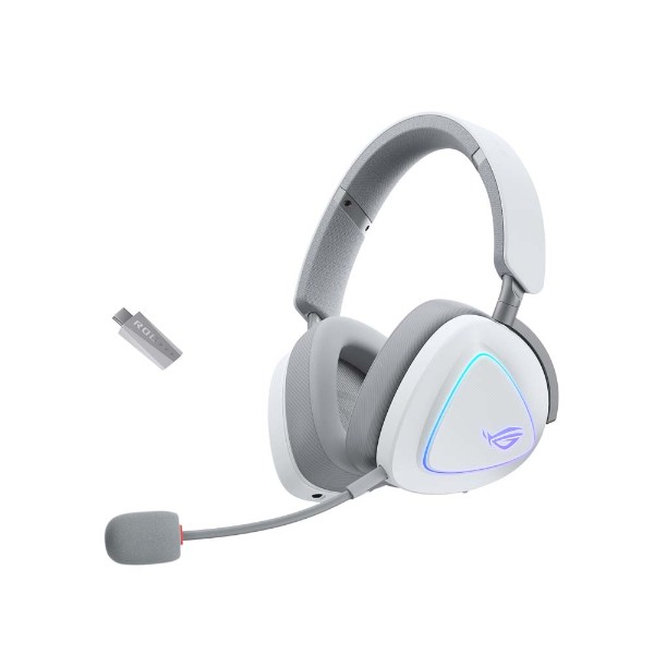 ASUS ROG - Delta II Wireless Gaming Headset - White - Packshot 2