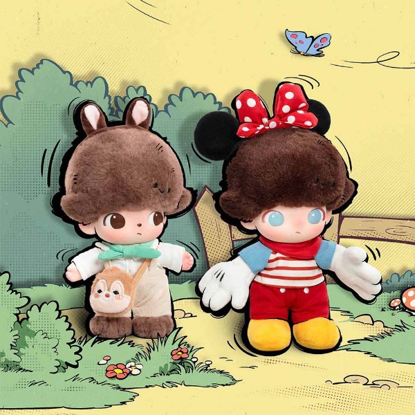 POP MART - DIMOO WORLD x DISNEY Vinyl Plush Keyring Series Blind Box (Single Box) - Packshot 3