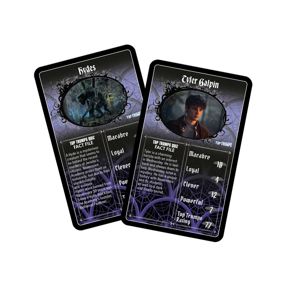 Netflix - Wednesday Top Trumps Special Card Game - Packshot 5