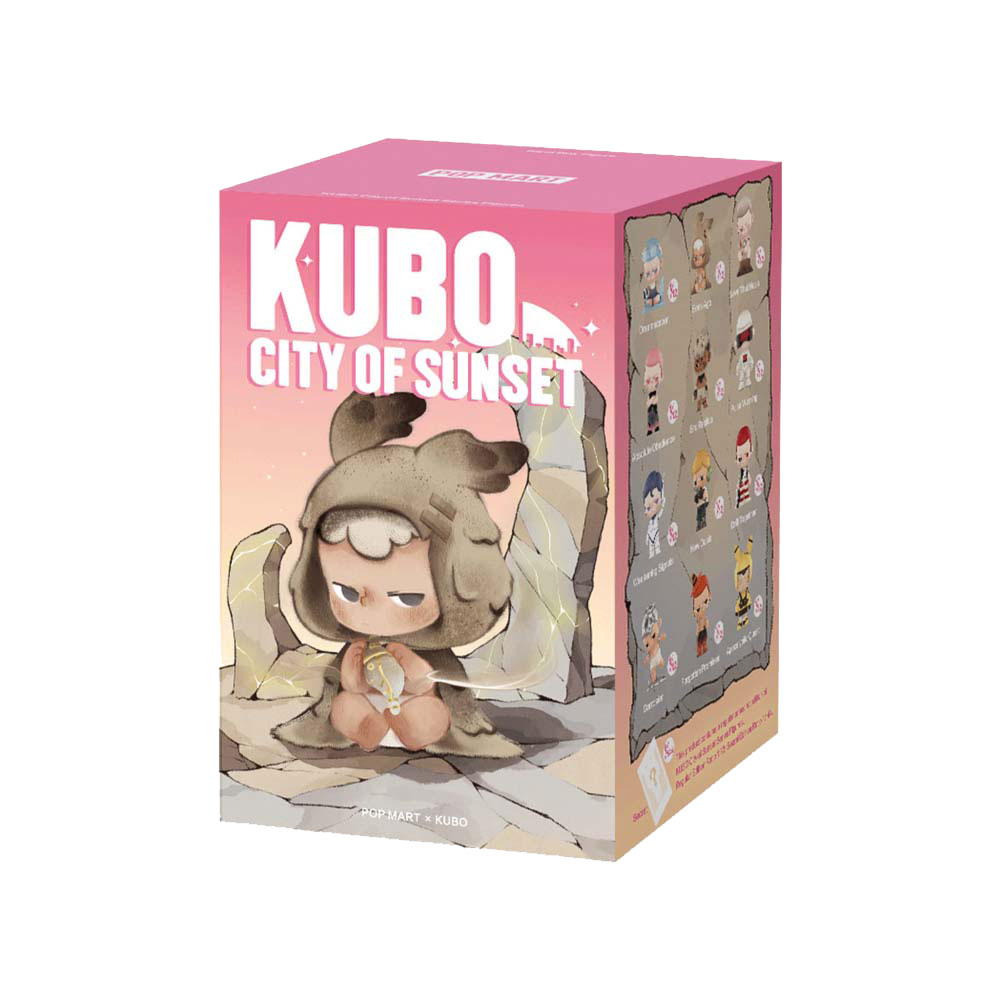 POPMART KUBO CITY OF SUNSET シークレット POP MART - KUBO City of Sunset Series Blind Box (Single Box