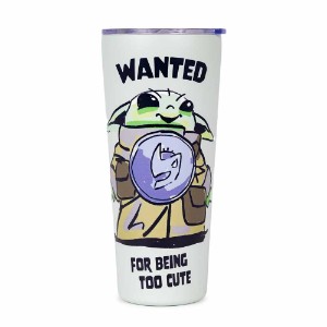 Star Wars - The Mandalorian - Grogu Wanted Premium Travel Mug