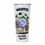 Star Wars - The Mandalorian - Grogu Wanted Premium Travel Mug