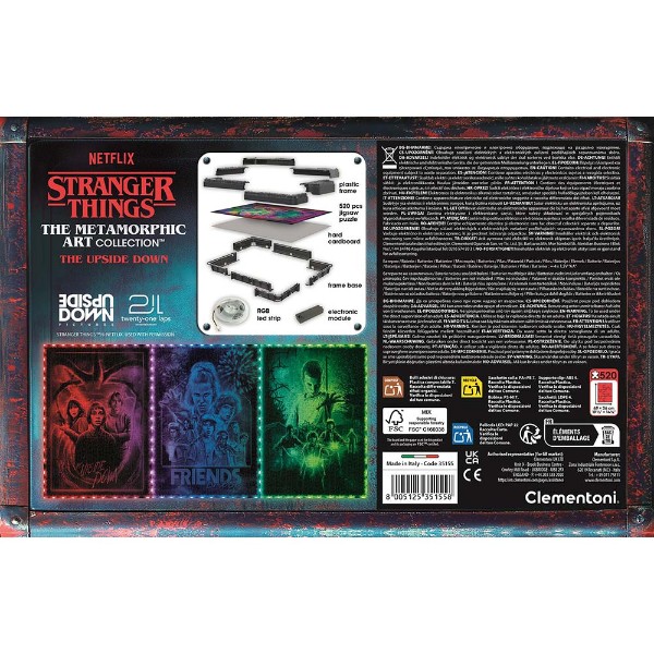 Stranger Things - Metamorphic Art Collection: The Upside Down 520 Piece Jigsaw Puzzle - Packshot 6