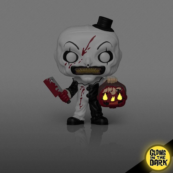 Terrifier - Art with Steve's Head Glow Pop! Vinyl Figure - Packshot 2