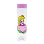 Nintendo - Super Mario Bros - Peach Glass Drink Bottle