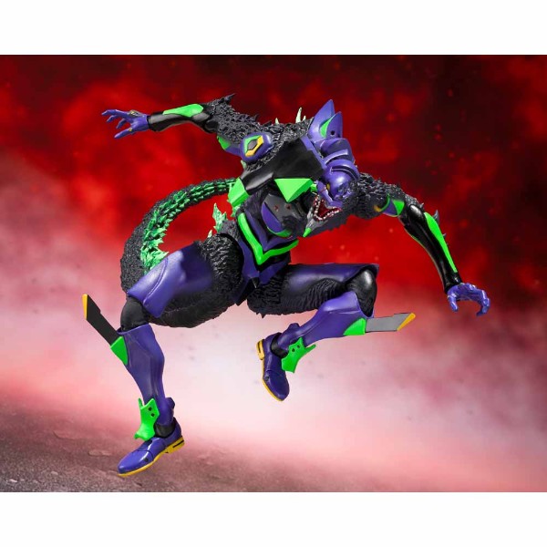 Godzilla vs. Evangelion - S.H.MonsterArts Evangelion Unit-01 “G” Awakening Form Figure - Packshot 6